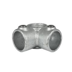 Buiskoppeling Hoekstuk doorlopende staander-E / 48,3 mm